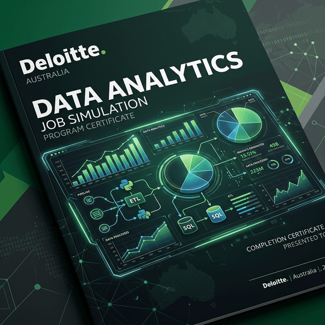 Deloitte Australia – Data Analytics Job Simulation